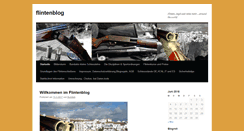 Desktop Screenshot of flintenblog.de